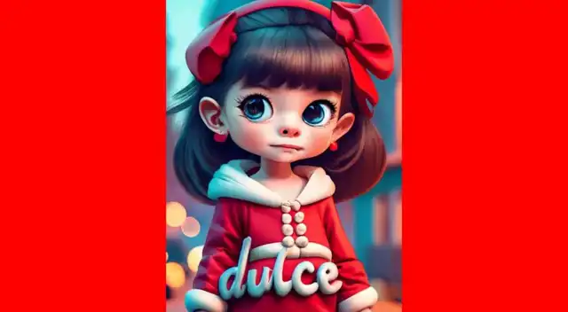 El nombre de 'Dulce' fue realizado gracias a la Inteligencia Artificial. El nombre de 'Dulce' fue realizado gracias a la Inteligencia Artificial.