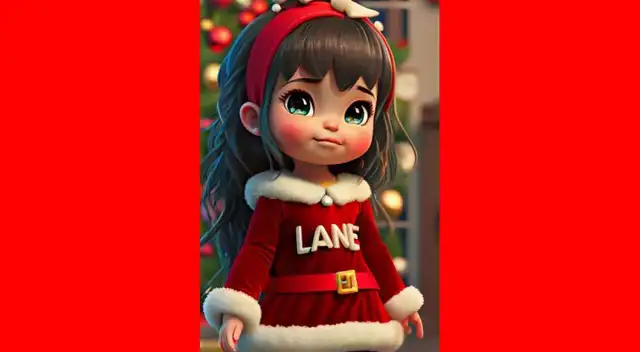 Descarga el nombre de 'Lane' en 3D con diseño de Navidad. Descarga el nombre de 'Lane' en 3D con diseño de Navidad.
