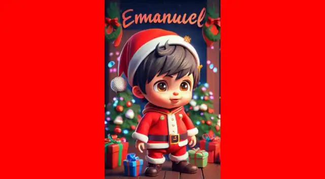 Esta ilustración fue realizada con el nombre de 'Emanuel'. Esta ilustración fue realizada con el nombre de 'Emanuel'.