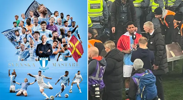 Sergio Peña campeón de la Liga de Suecia con Malmö