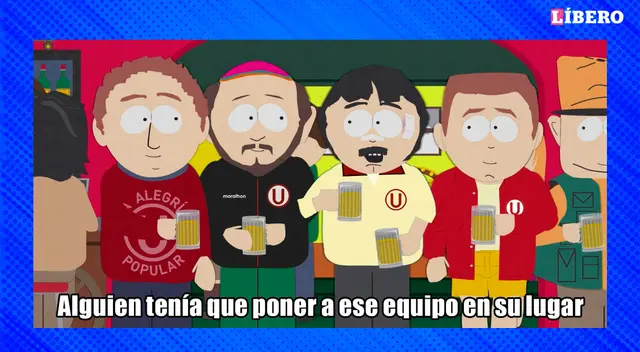 Hinchas cremas orgullosos por su ansiado título nacional 2023.