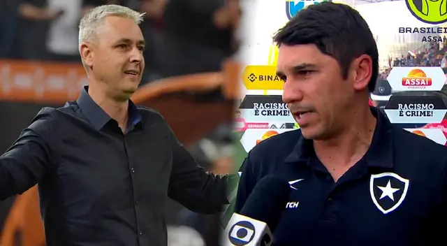 DT interino de Botafogo le dio la bienvenida a Tiago Nunes