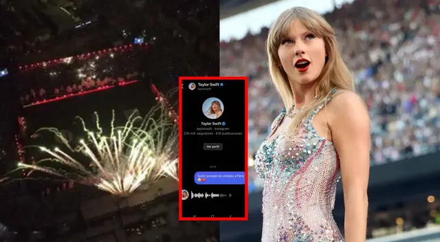La IA logra que Taylor Swift revele curiosa razón por la que no vino a Perú