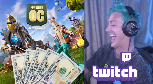 Ninja filtró por error cuánto dinero gana en Twitch con la nueva actualización de Fortnite.