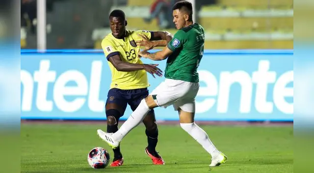 Bolivia no pudo ante Ecuador en La Paz. La Tricolor definió el partido en tiempo de descuento.