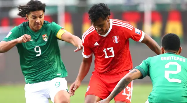 Tapia jugó los 90 minutos en la derrota de Perú ante Bolivia en La Paz.