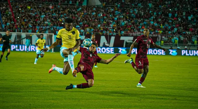 Venezuela recibió a Ecuador.