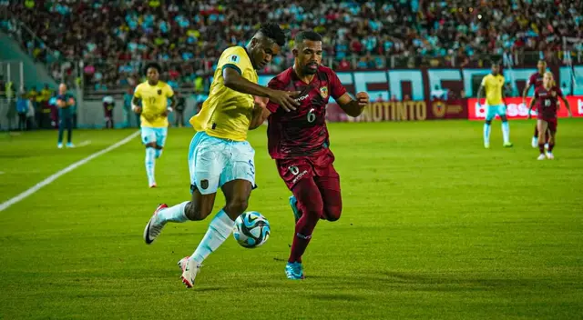 Venezuela recibió a Ecuador.
