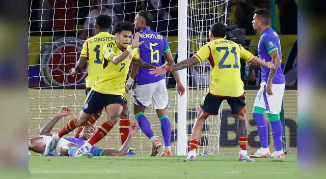 Luis Díaz le dio el triunfo a Colombia sobre Brasil con un doblete.