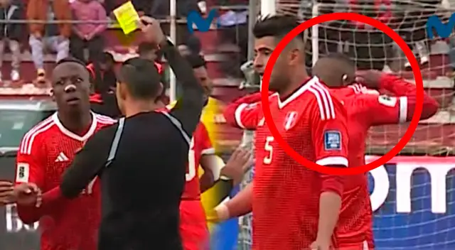 Luis Advíncula estuvo al borde del llanto tras ser amonestado en el Perú vs Bolivia.