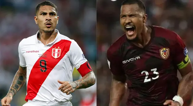 Paolo Guerrero y Rondón son los máximos goleadores de sus selecciones