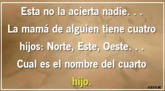 Si cuentas con muy buenas habilidades, entonces podrás desarrollar este nuevo acertijo. Si cuentas con muy buenas habilidades, entonces podrás desarrollar este nuevo acertijo.