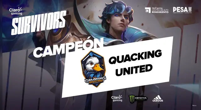 Quacking United campeón de la Claro gaming Survivors de Mobile Legends