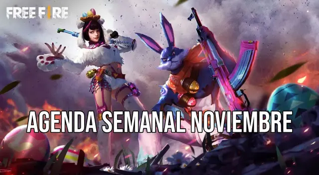Canjea todos los premios de la agenda semanal de Free Fire para noviembre 2023.