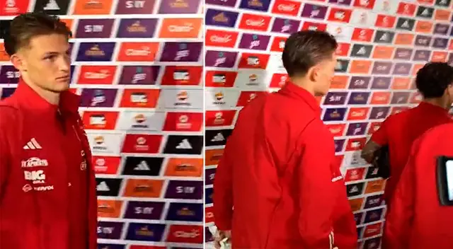 Así fue la salida de Oliver Sonne del Estadio Nacional