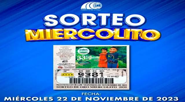 Revisa los resultados de la Lotería Nacional de Panamá del miércoles 22 de noviembre de 2023. Revisa los resultados de la Lotería Nacional de Panamá del miércoles 22 de noviembre de 2023.