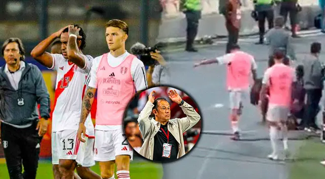 Jugador de Perú tuvo brusca reacción durante el partido ante Venezuela Jugador de Perú tuvo brusca reacción durante el partido ante Venezuela