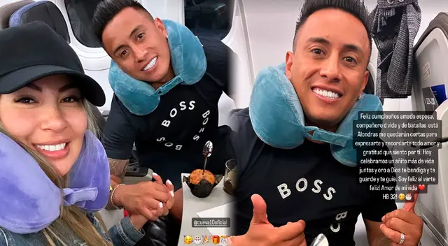 Christian Cueva recibe su cumpleaños al lado de su esposa Pamela López, quien le dedicó emotivas palabras.