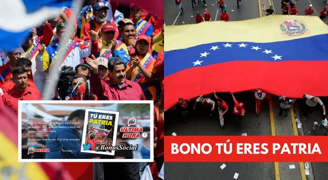 Conoce las ÚLTIMAS NOVEDADES sobre el pago del Bono Tú eres Patria de noviembre 2023.