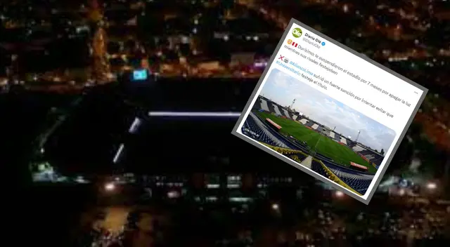 La sanción al estadio de Alianza Lima llegó a la prensa argentina.