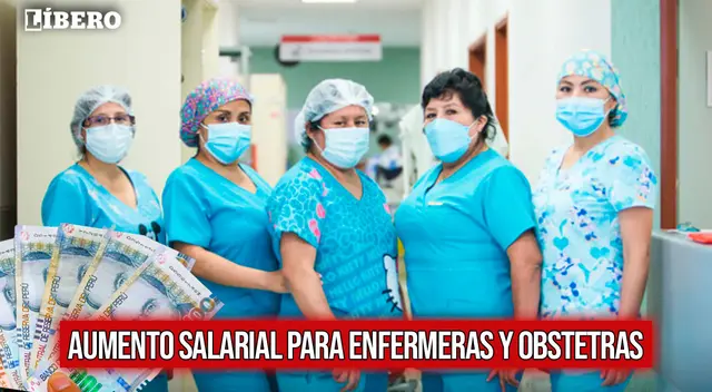 Dina Boluarte anunció el incremento de salario para enfermeras y obstetras.