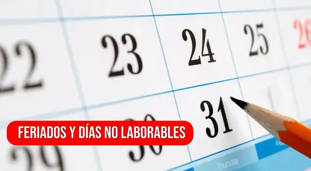 Conoce cuáles son los feriados y días no laborables que faltan en diciembre 2023.