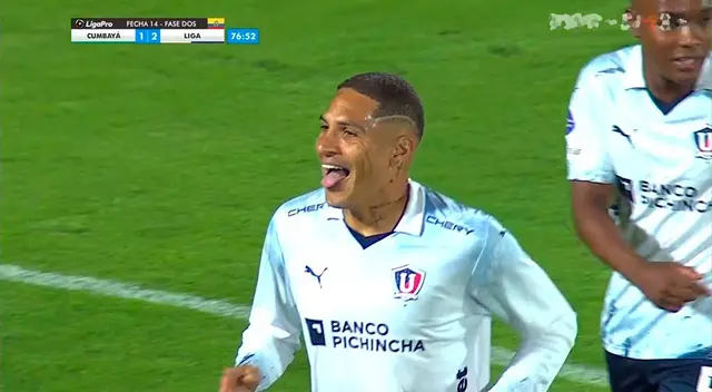 Paolo Guerrero puso el 2-1 de LDU de Quito