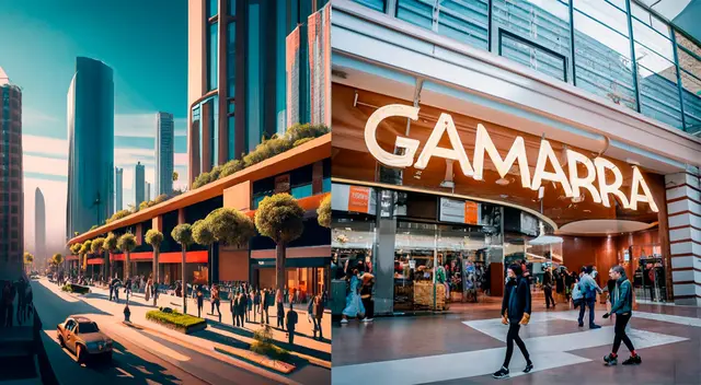 "Gamarra", así luciría el logo del emporio comercial según la IA. "Gamarra", así luciría el logo del emporio comercial según la IA.