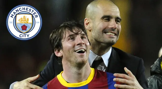 Lionel Messi y Pep Guardiol
