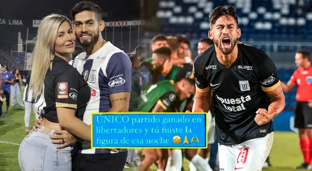 Andrés Andrade no renovó con Alianza Lima y su esposa deja fuerte mensaje tras su salida en su cuenta de Instagram.