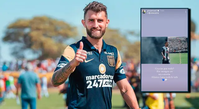 Gino Peruzzi jugó en Alianza Lima por un año y medio. Gino Peruzzi jugó en Alianza Lima por un año y medio.