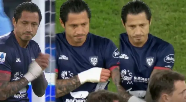 Así fue la reacción de Gianluca Lapadula durante el partido ante Lazio por la Serie A
