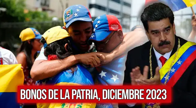 Conoce el nuevo monto oficial de los Bonos de la Patria que se entregarán en diciembre en Venezuela. Conoce el nuevo monto oficial de los Bonos de la Patria que se entregarán en diciembre en Venezuela.