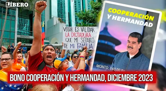 El nuevo Bono Cooperación y Hermandad es esperado por miles de venezolanos. Conoce su fecha de llegada en diciembre. El nuevo Bono Cooperación y Hermandad es esperado por miles de venezolanos. Conoce su fecha de llegada en diciembre.