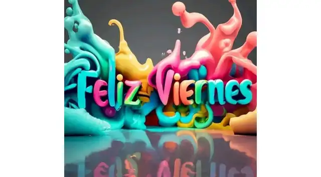 Descubre lo divertido de un viernes con esta imagen en 3D