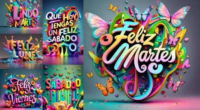 Revisa y descarga las imágenes más creativas de la IA para cada día de la semana