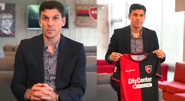 Mauricio Larriera habló tras ser presentado como DT de Newell's Old Boys