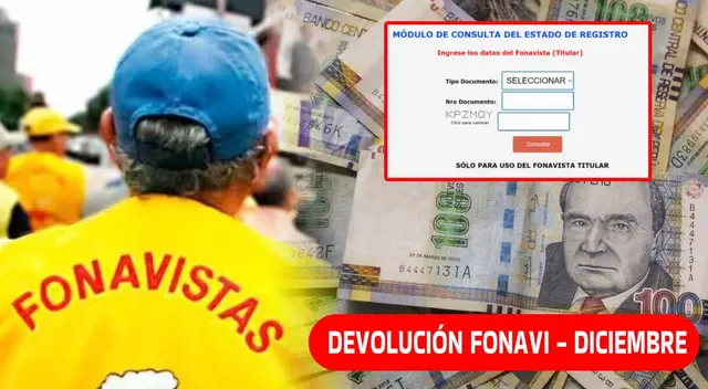 A partir del 14 de diciembre, los ciudadanos podrán acceder a una parte de la devolución del FONAVI.