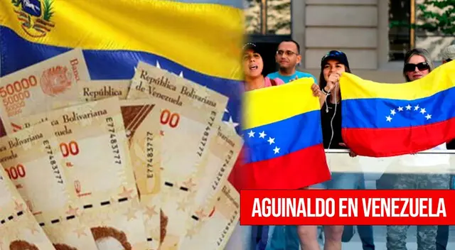 El régimen de Nicolás Maduro entrega aguinaldo a los trabajadores en Venezuela.