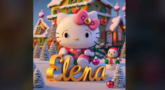 Descarga las fotos más hermosas de Hello Kitty en Navidad Descarga las fotos más hermosas de Hello Kitty en Navidad