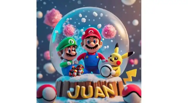 Listado de nombres de IA ambientados en la Navidad con Mario Bros Listado de nombres de IA ambientados en la Navidad con Mario Bros