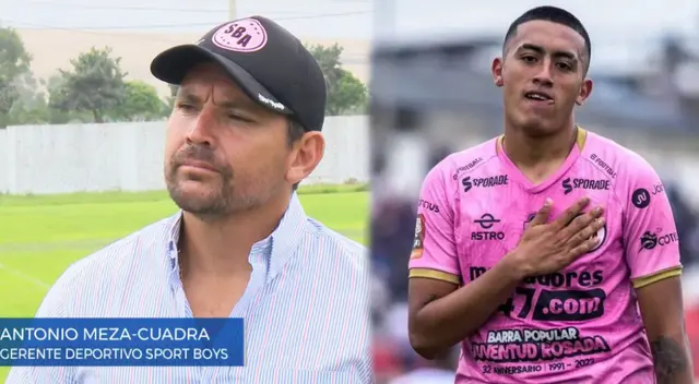 Antonio Meza Cuadra habló sobre el futuro de Fabrizio Roca en Sport Boys