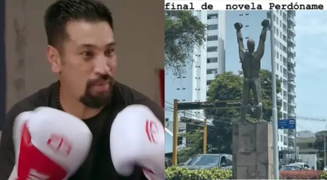 Tras fin de la telenovela 'Perdóname', usuario viraliza estatua con curioso mensaje Tras fin de la telenovela 'Perdóname', usuario viraliza estatua con curioso mensaje