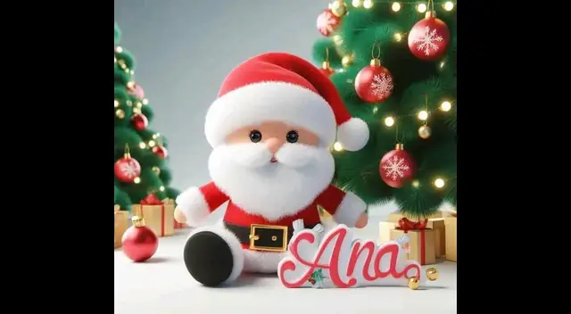 Ideogram AI realizó en nombre de Ana en 3D.