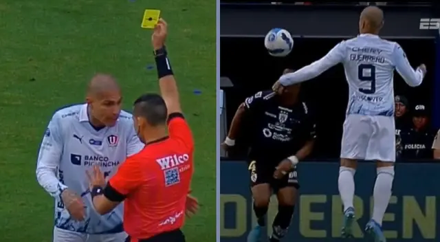 Guerrero recibió una tarjeta amarilla en la final de la Liga Pro de Ecuador. Guerrero recibió una tarjeta amarilla en la final de la Liga Pro de Ecuador.