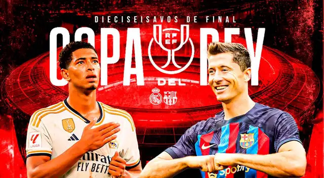 Conoce cómo quedaron las llaves de dieciseisavos de final de la Copa del Rey con Real Madrid y Barcelona.