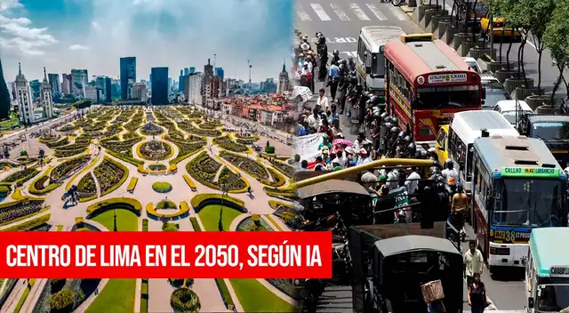 Así lucirá el Centro de Lima en los próximos años, de acuerdo con la Inteligencia Artificial.