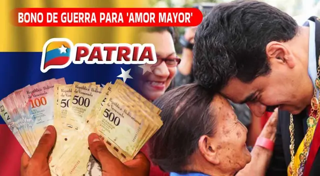 El Bono de Guerra para 'Amor Mayor' llegará al Sistema Patria en los próximos días de diciembre.
