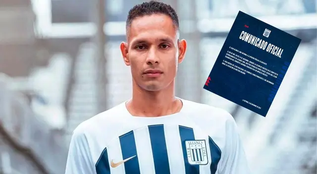 Alianza Lima comunicó lesión de Renzo Garcés