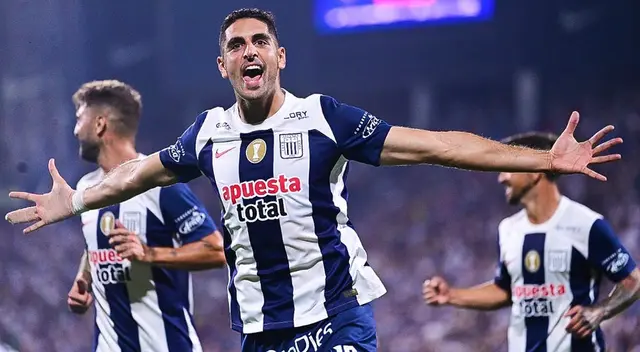 Pablo Sabbag fue el segundo máximo artillero de Alianza Lima en Liga 1 2023 (9 goles).
